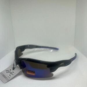 X-Loop Wrap Semi-Rimless Mens Shades Sunglasses
